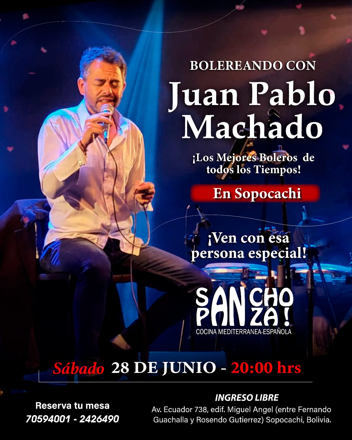 Boleros con Juan Pablo Machado