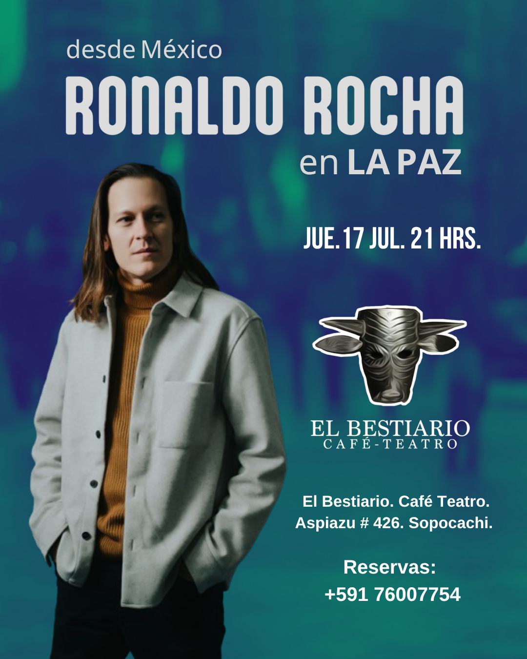 Ronaldo Rocha en concierto
