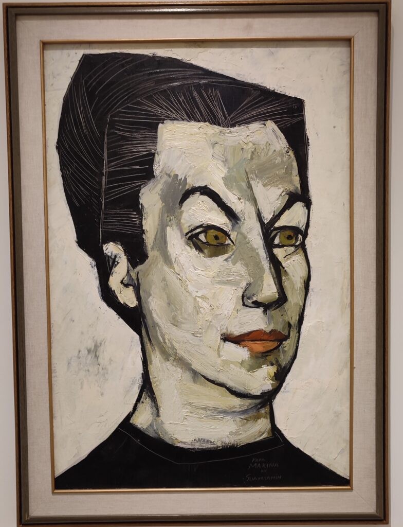 Retrato de Nilda Núñez del Prado, por Osvaldo Guayasamín - Foto: Isabel Navia